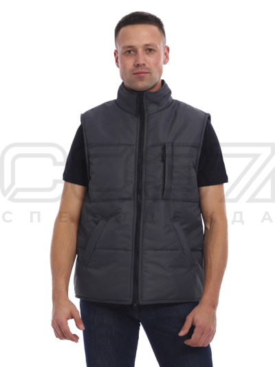 Жилет серый таслан -1